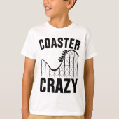 ROLLERCOASTER CRAZY T-Shirts (Voorkant)