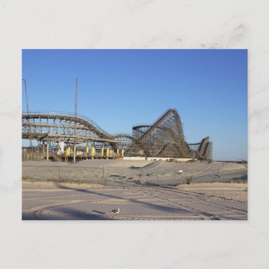 Rollercoaster Foto Briefkaart (Voorkant)