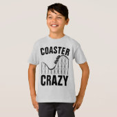 ROLLERCOASTER ONDERZETTER CRAZY T-Shirts (Voorkant volledig)