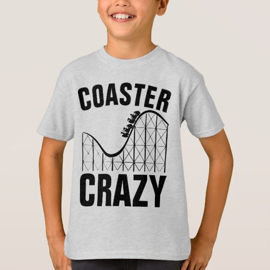 ROLLERCOASTER ONDERZETTER CRAZY T-Shirts (Voorkant)