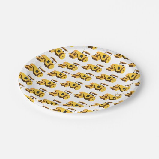 Rollerconstructietransport Papieren Bordje (Gekanteld)