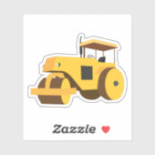 Rollerconstructietransport Sticker (Vel)