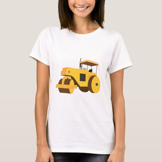 Rollerconstructietransport T-shirt (Voorkant)