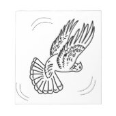 Rollerduif in Actie Notitieblok (Voorkant)