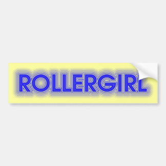 rollergirl bumpersticker
