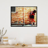 Rollergirl Poster (Keuken)