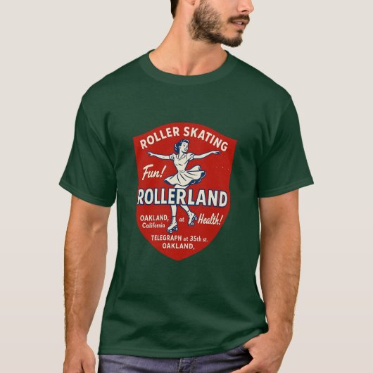 Rollerland - Oakland, CA T-shirt (Voorkant)