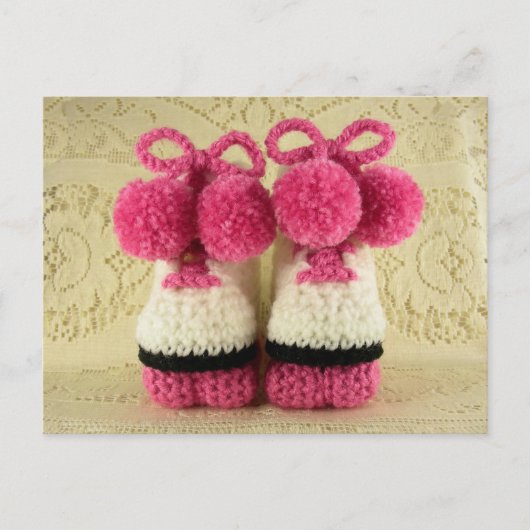 Rollers Baby Schaatsen Briefkaart (Voorkant)