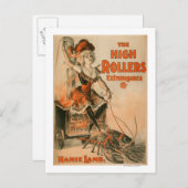 Rollers Extravaganza "Mamie Lamb" spelen Briefkaart (Voorkant / Achterkant)