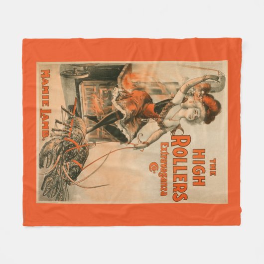 Rollers Extravaganza "Mamie Lamb" spelen Fleece Deken (Voorkant (Horizontaal))