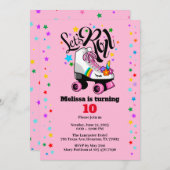 RollerSchaats Unicorn elke leeftijd Kaart (Voorkant / Achterkant)