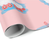 RollerSchaatsen met Waterverf Splash Cadeaupapier (Rol Hoek)