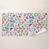 Rollerskate Roller Derby Designer Bath Beach (Serviette de bain)