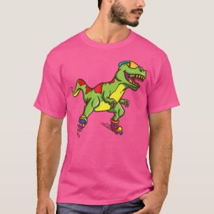 Rollerskate voor jongens meisjes schaatsen T Rex s T-shirt