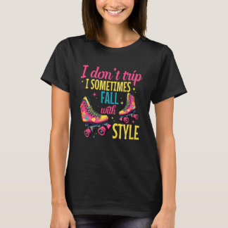 Rollerskaten Derby Inline Schaatsen Rollerblades R T-shirt