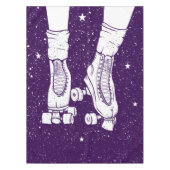Rollerskatende ruimte universum scène. tafelkleed (Voorkant)
