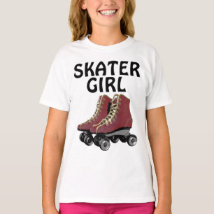 Rollerskating dames T-shirts, SKATER MEISJE T-shirt