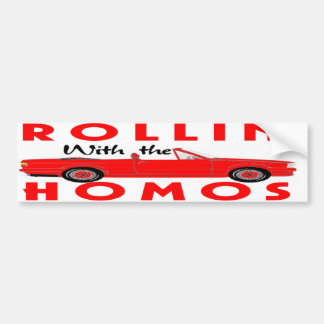 ROLLIN HOMOS BUMPERSTICKER