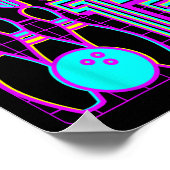 Rollin in 13 Bowling Bowler 13e verjaardag Poster (Hoek)