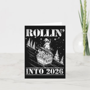 Rollin 'In 2026 Grappige Wasbeer Afvalbak Brand Ku Kaart