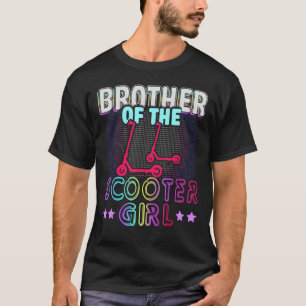 Rollin in Brother of the Scooter Girl Retro Cele T-shirt