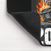 Rollin Into 2026 Raccoon Funny Dumpster Fire 2025  Muismat (Hoek)