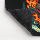 Rollin Into 2026 Raccoon Funny Dumpster Fire 2025  Muismat (Hoek)