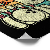 Rollin Into 9 Bowling Birthday Party 9th Birthday  Poster (Hoek)