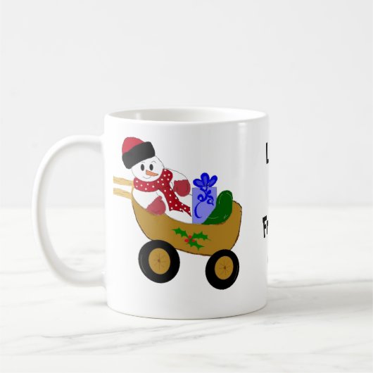 Rollin' Snowman Koffiemok (Links)