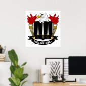 Rollinenfamilie Crest Poster (Thuiskantoor)