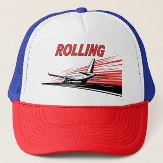 Rolling Airplane Aviation Trucker Pet