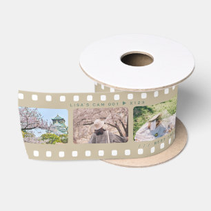 Rolling analoge film van onze herinneringen lint