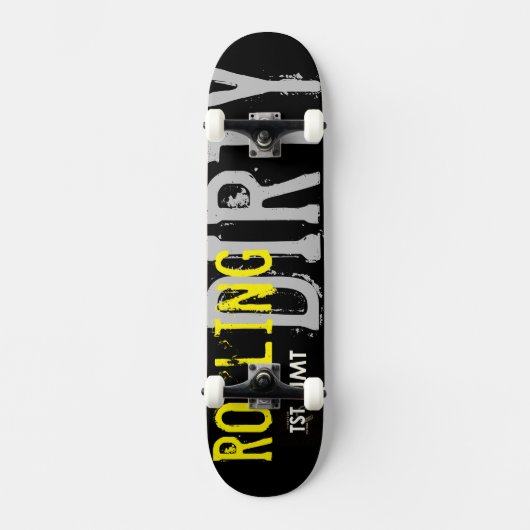ROLLING DIRTY SKATEBOARD MARQUE / JMT Skateboards (Recto)