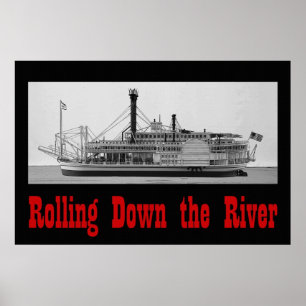 Rolling Down the River 36 x 24 Poster