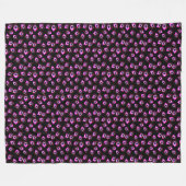 Rolling Eyes Fleece Blanket (Voorkant (Horizontaal))