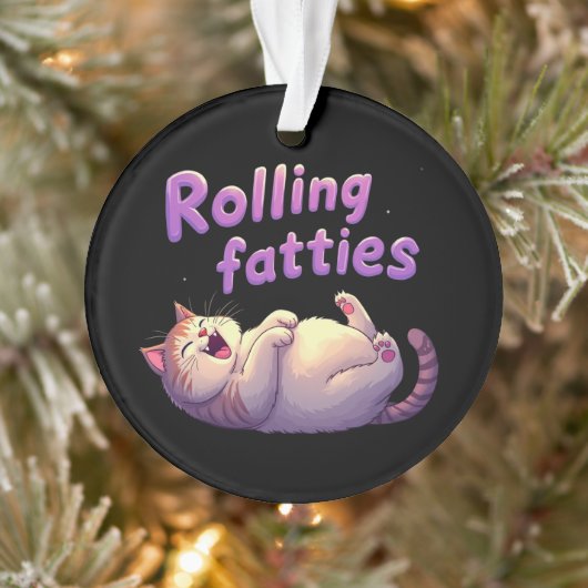 Rolling Fatties Chat Mème Drôle & Cute Chonk Chats (Arbre)