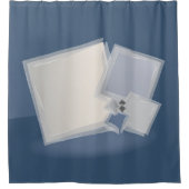 Rolling Fibonacci-vierkantjes Douchegordijn (Voorkant)