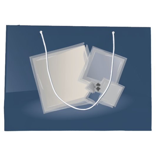 Rolling Fibonacci-vierkantjes Groot Cadeauzakje (Achterkant)