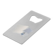 Rolling Fibonacci-vierkantjes Kredietkaart Flessenopener (Achterkant Gekanteld)