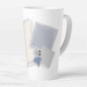 Rolling Fibonacci-vierkantjes Latte Mok