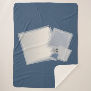 Rolling Fibonacci-vierkantjes Sherpa Deken