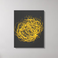 Rolling Golden Tumbleweed Plant Originele Kunst