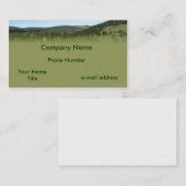 Rolling Hills blue sky Visitekaartje (Voorkant / Achterkant)