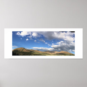 Rolling Hills Colorado Panoramische Kleurenfotogra Poster