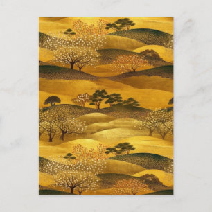 Rolling Hills Landschap Chiyogami Briefkaart