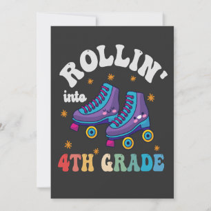 Rolling in 4th Grade Terug naar School Roller Scha Kaart