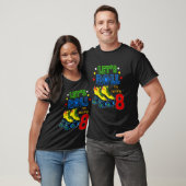 Rolling In 8 jaar Laat Roll Im Draaien 8 Roller T-shirt (Unisex)