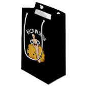 Rolling in deeg Grappig Bakken Pun Dark BG Klein Cadeauzakje (Voorkant Gekanteld)