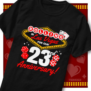 Rolling In Las Vegas 23e verjaardagsreis voor kopp T-shirt