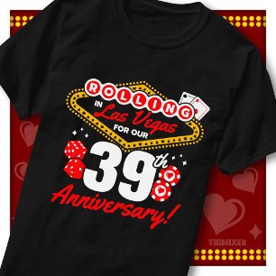 Rolling In Las Vegas 39e Verjaardagsreis voor Kopp T-shirt